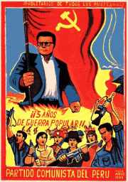 Poster issued in 1985 as part of party assessment of its People's War